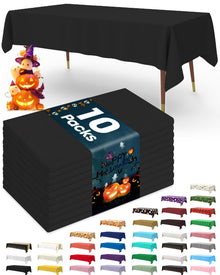 Disposable Plastic Tablecloth for Parties & Events