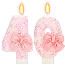 Bow-Shaped Birthday Candle for Cakes & Party Decor