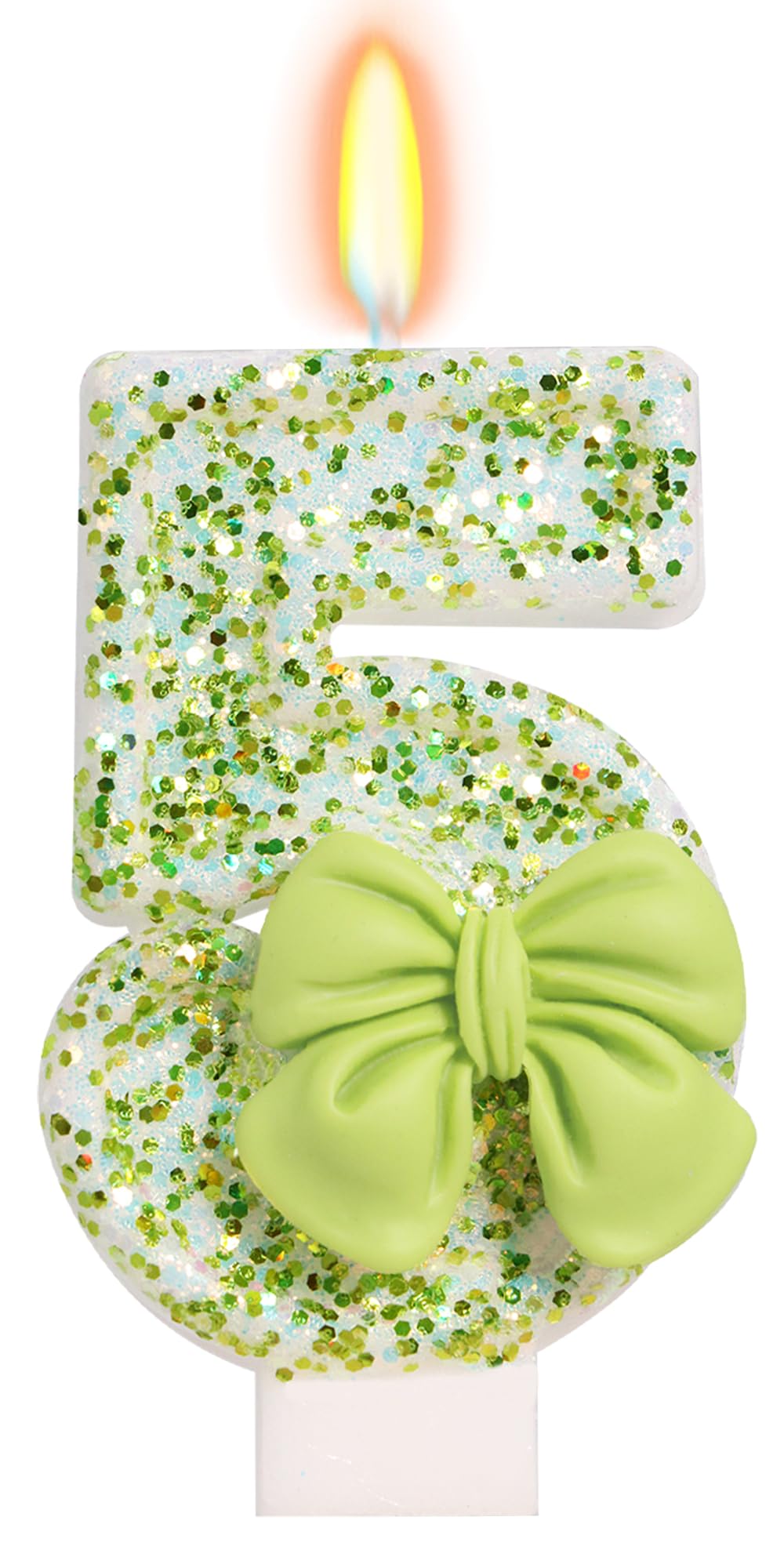 Bow-Shaped Birthday Candle for Cakes & Party Decor