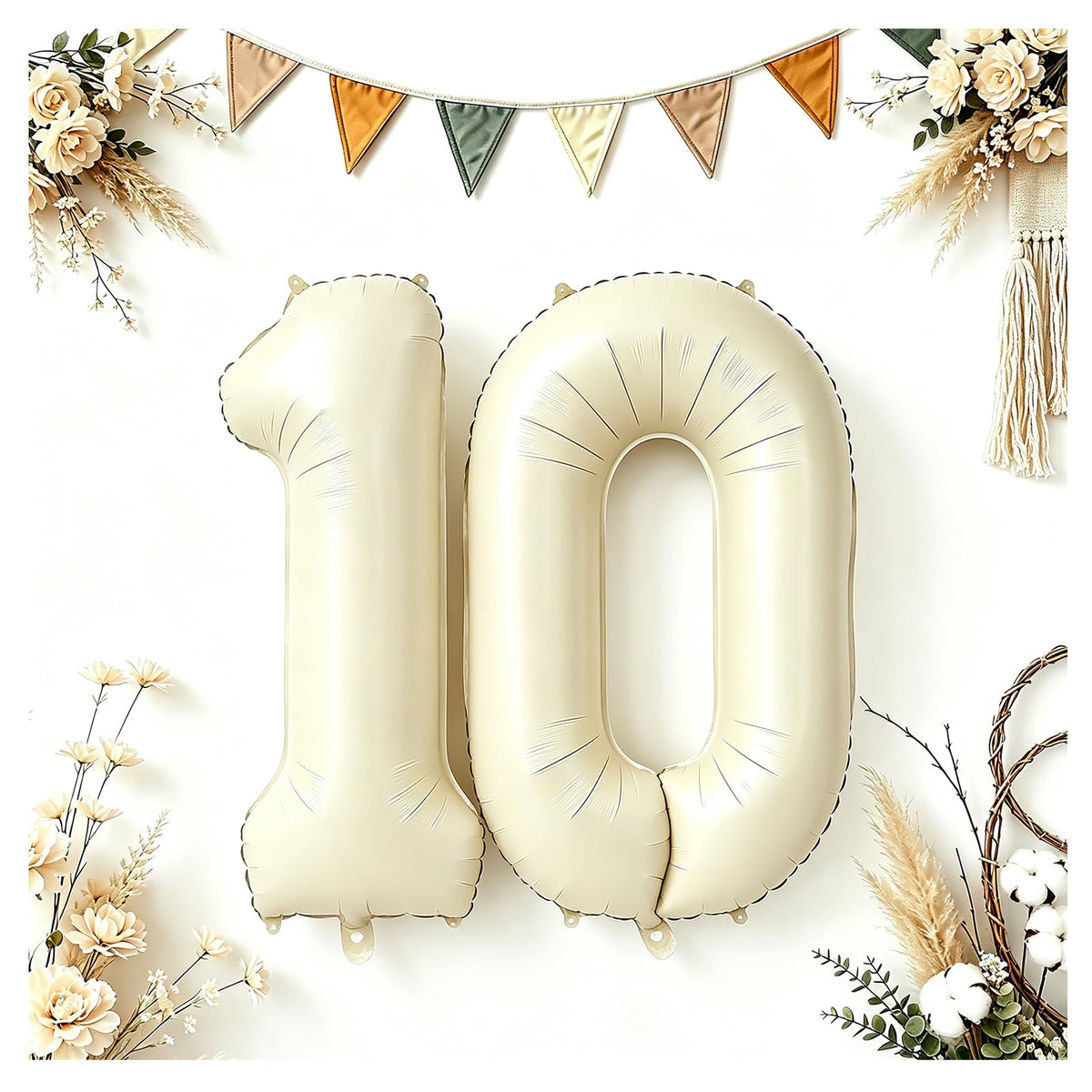 40-Inch Jumbo Foil Number Balloon for Birthday Parties