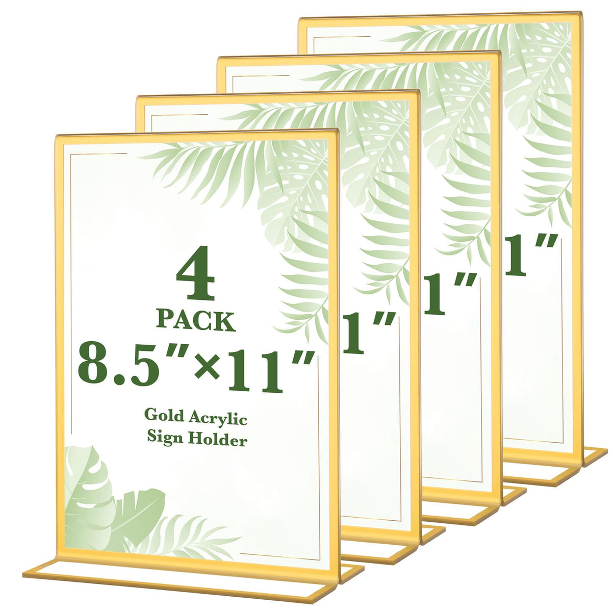 Clear Acrylic Sign Holders for Weddings & Event Tables
