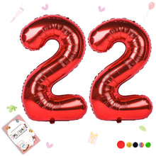 40-Inch Jumbo Foil Number Balloon for Birthday Parties