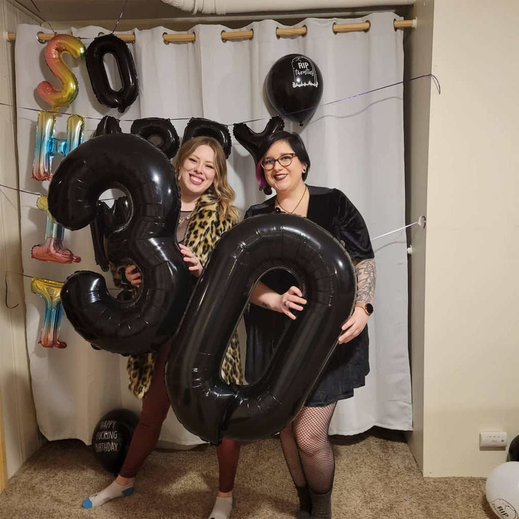 40-Inch Jumbo Foil Number Balloon for Birthday & Events