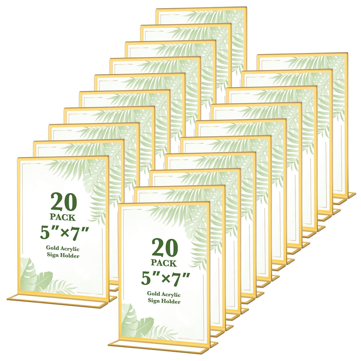 Clear Acrylic Sign Holders for Weddings & Event Tables