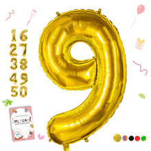 40-Inch Jumbo Foil Number Balloon for Birthday Parties