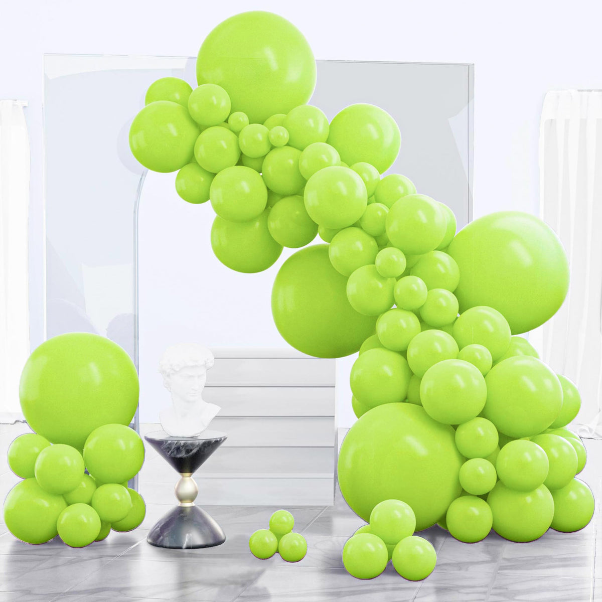 140-Piece Mixed-Size Balloon Pack for Party Decorations