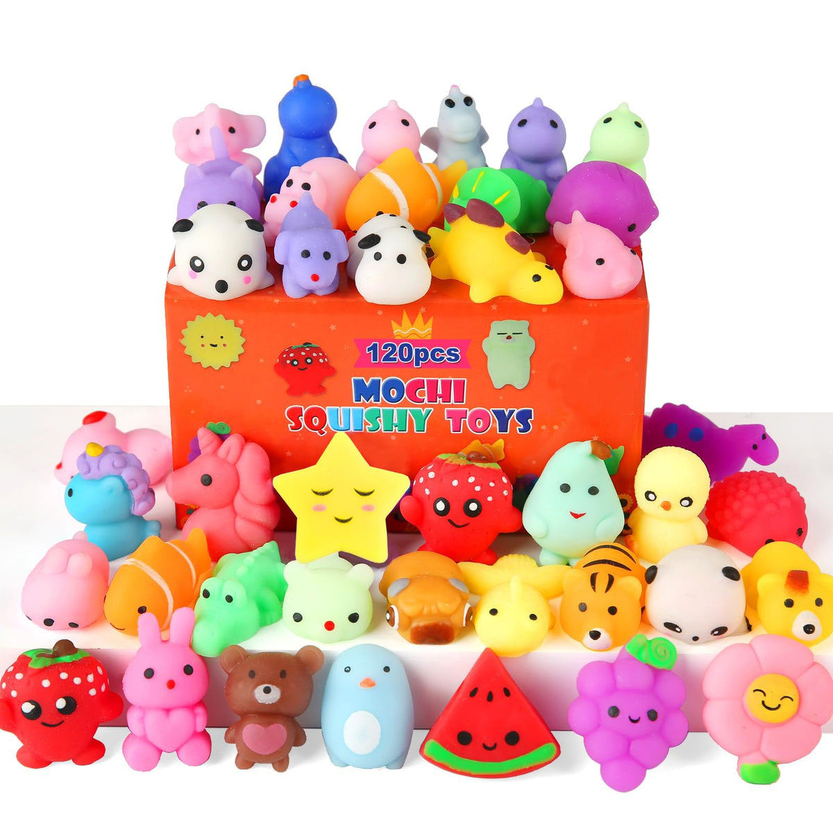 Kawaii Mini Animal Squishy Toys for Kids Party Favors