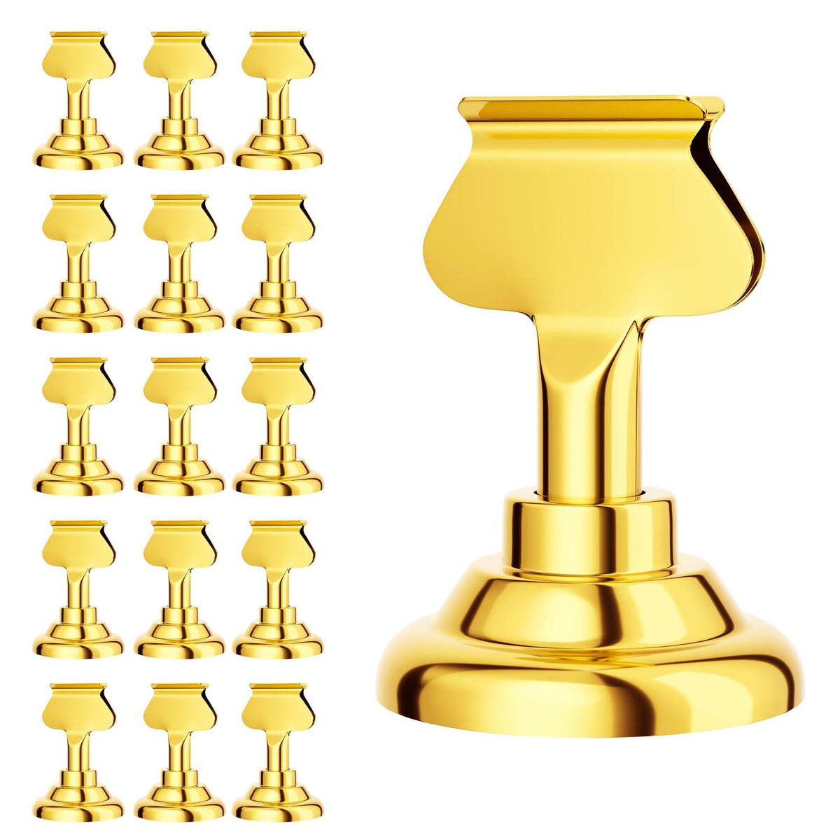 16-Piece Gold Table Card Holders for Weddings & Events