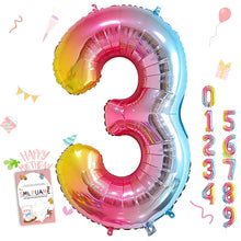 40-Inch Jumbo Foil Number Balloon for Birthday Parties