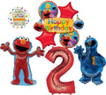 Sesame Street Elmo & Cookie Monster 2nd Birthday Balloon Set