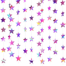 130-Foot Star Garland Banner for Parties & Event Decor