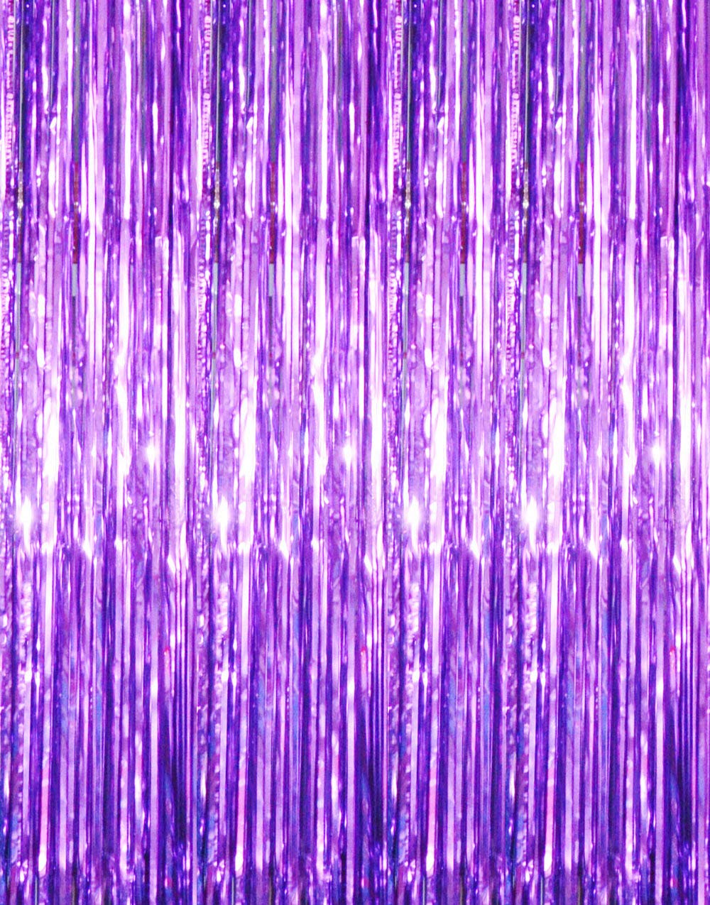 Metallic Tinsel Fringe Backdrop Curtain for Party Events