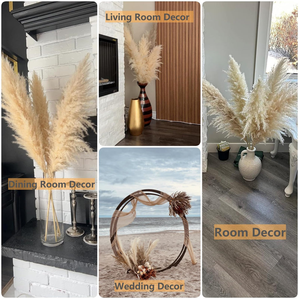 Natural Pampas Grass Bouquet for Wedding & Party Decor