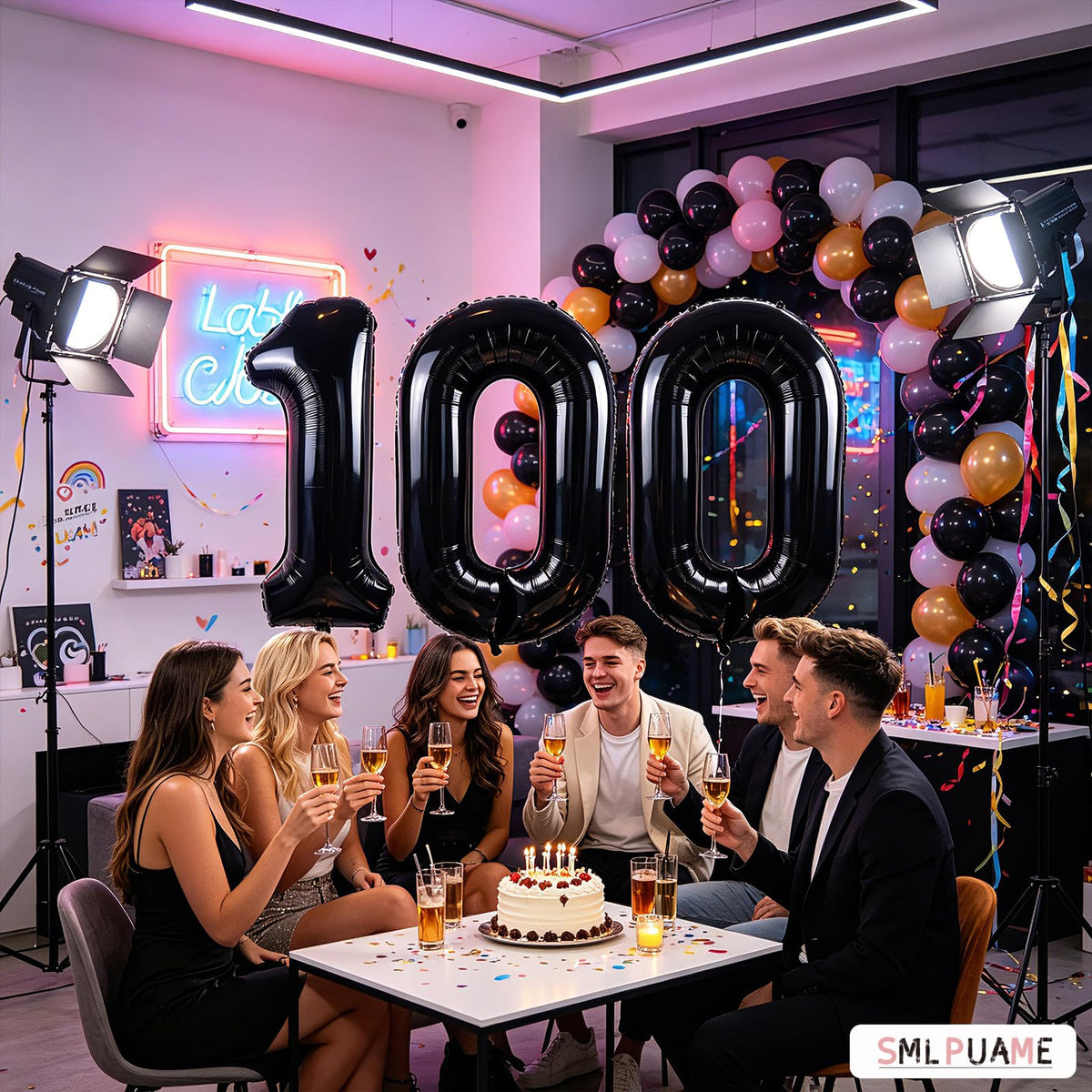 40-Inch Jumbo Foil Number Balloon for Birthday Parties