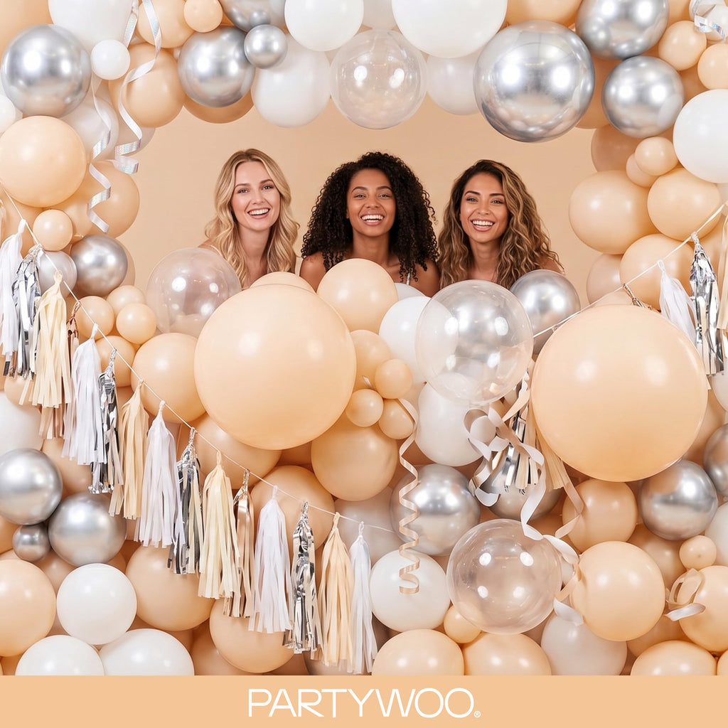 140-Piece Mixed-Size Balloon Pack for Party Decorations
