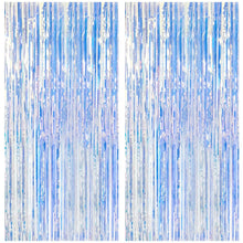 Foil Fringe Streamer Backdrop Curtain for Party Events