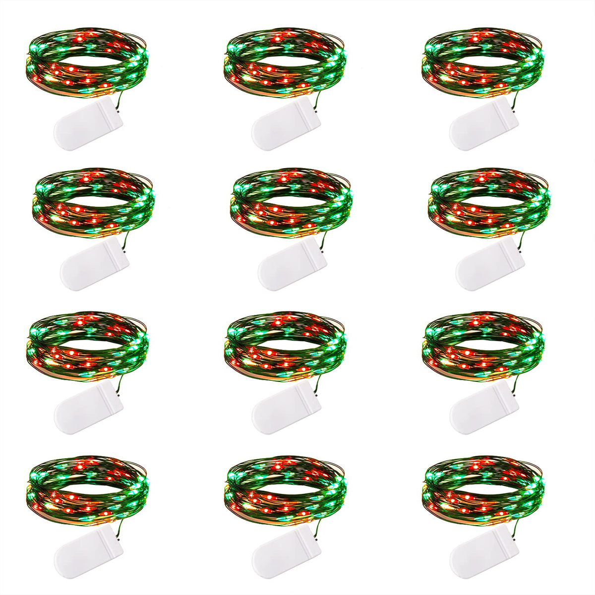 7-Foot Battery-Operated LED Fairy String Lights for Events