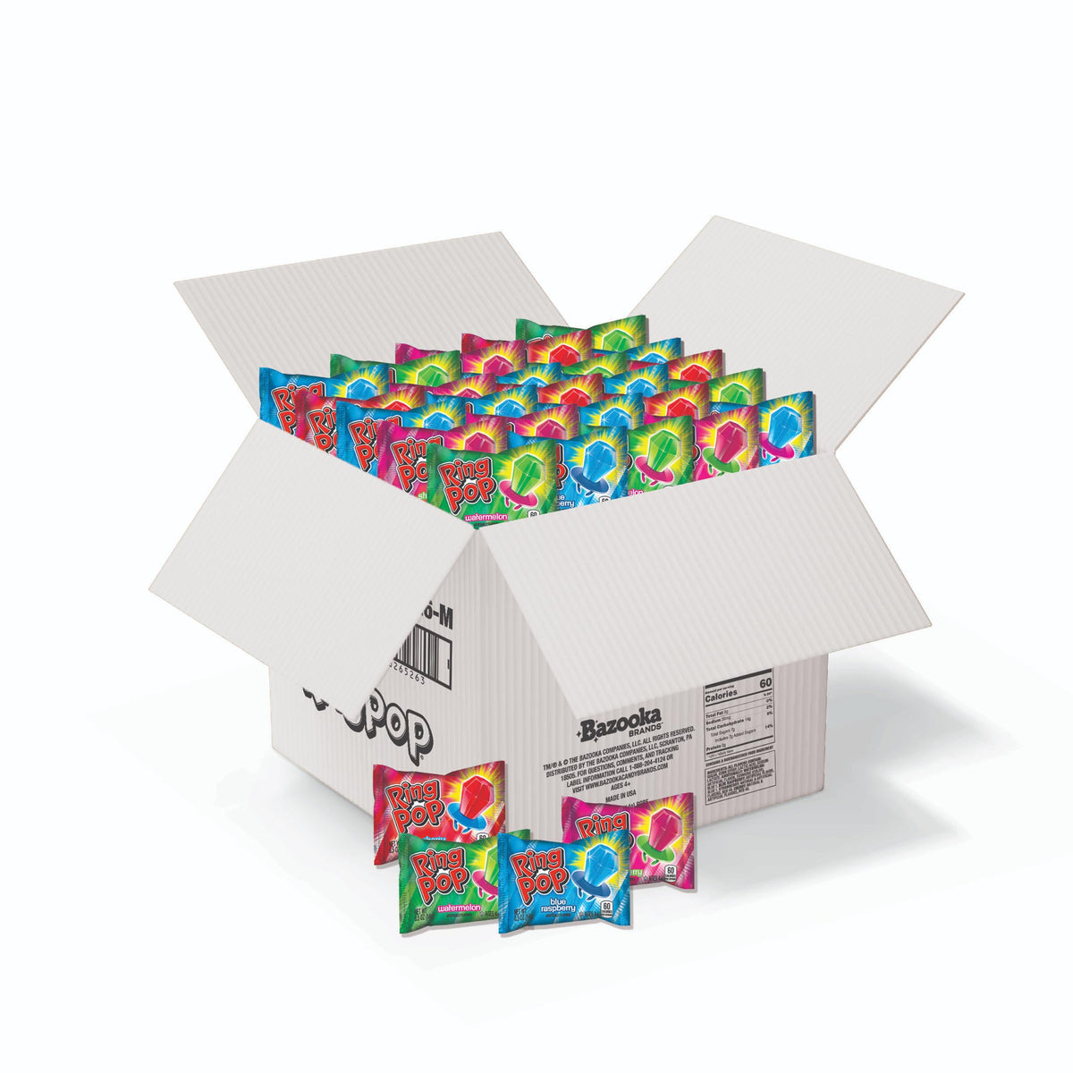 30-Count Ring Pop Lollipops Variety Pack for Party Favors