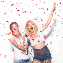 5-Pack Pink 40 cm Confetti Cannons for Party Celebrations
