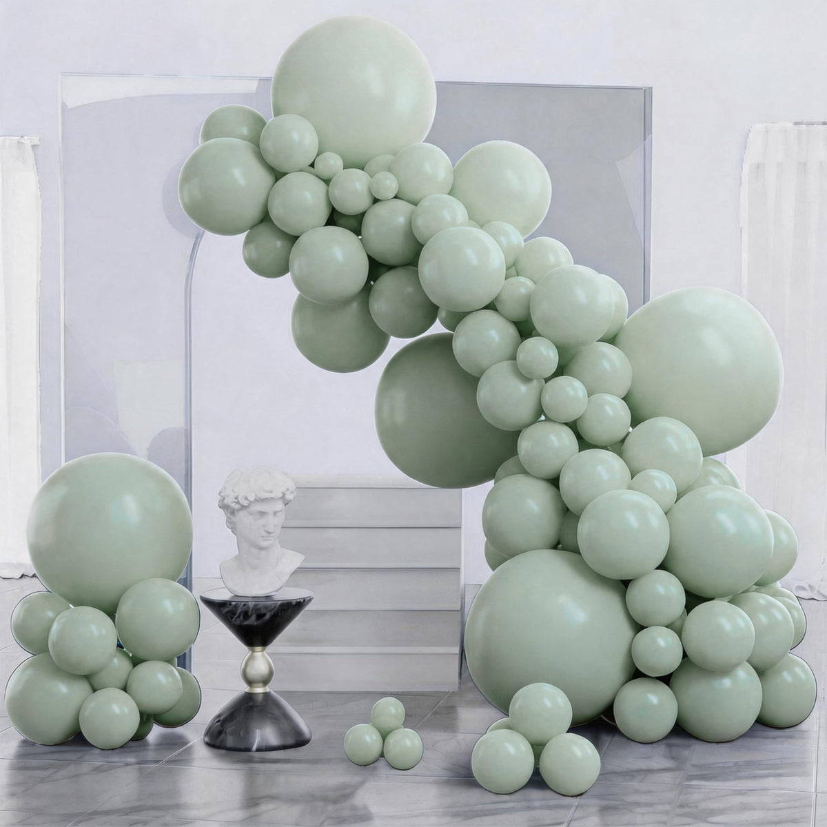 140-Piece Mixed-Size Balloon Pack for Party Decorations