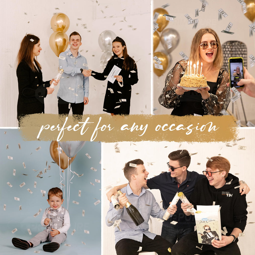 Confetti Cannon Party Poppers for Celebrations