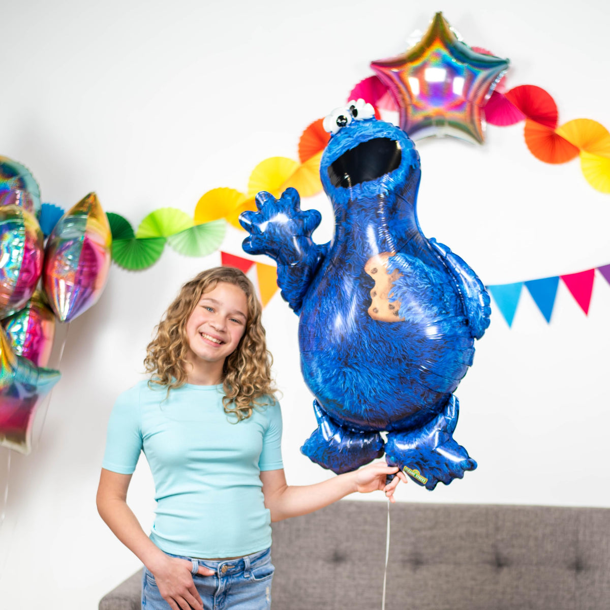 Sesame Street Elmo & Cookie Monster 2nd Birthday Balloon Set