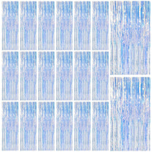 Foil Fringe Streamer Backdrop Curtain for Party Events