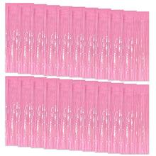 Metallic Foil Fringe Backdrop Curtain for Party Events