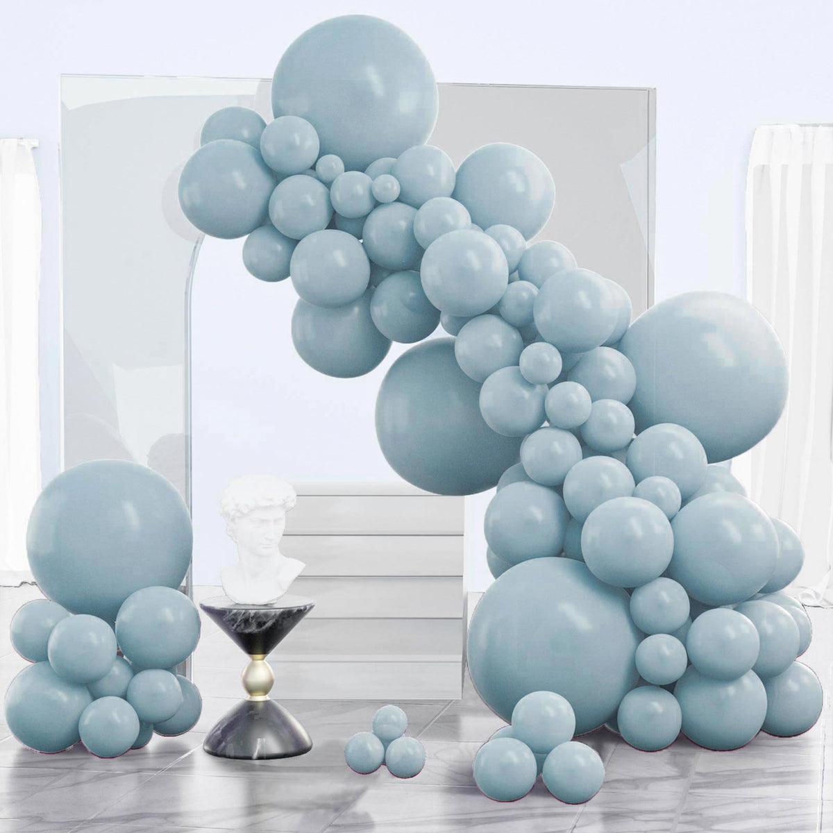 140-Piece Mixed-Size Balloon Pack for Party Decorations