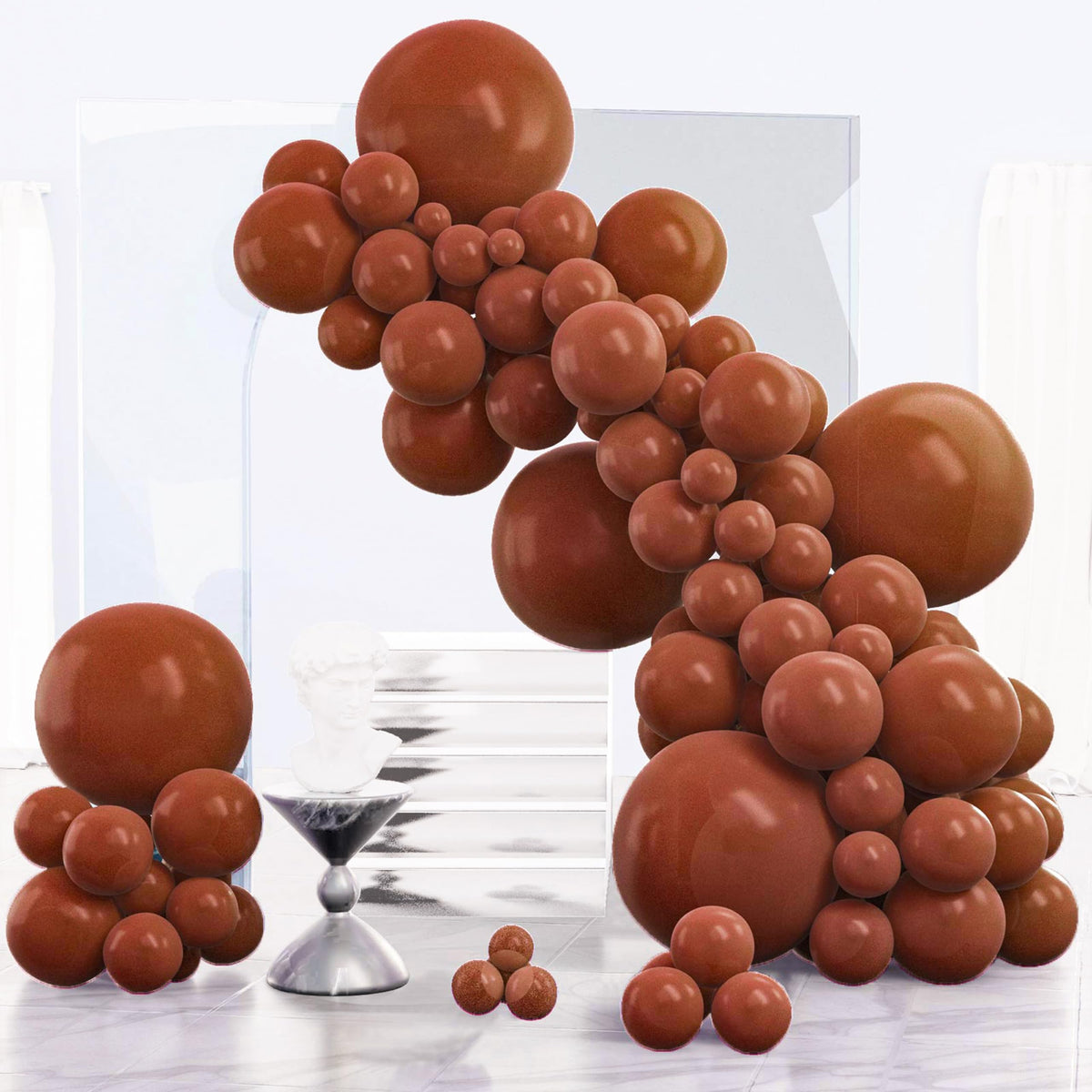 140-Piece Mixed-Size Balloon Pack for Party Decorations
