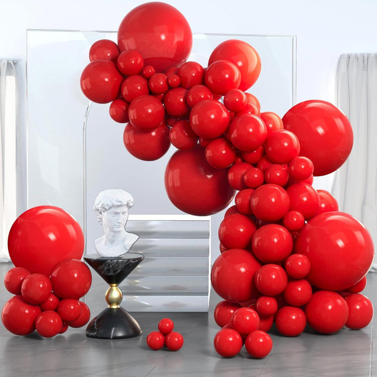 140-Piece Mixed-Size Balloon Pack for Party Decorations