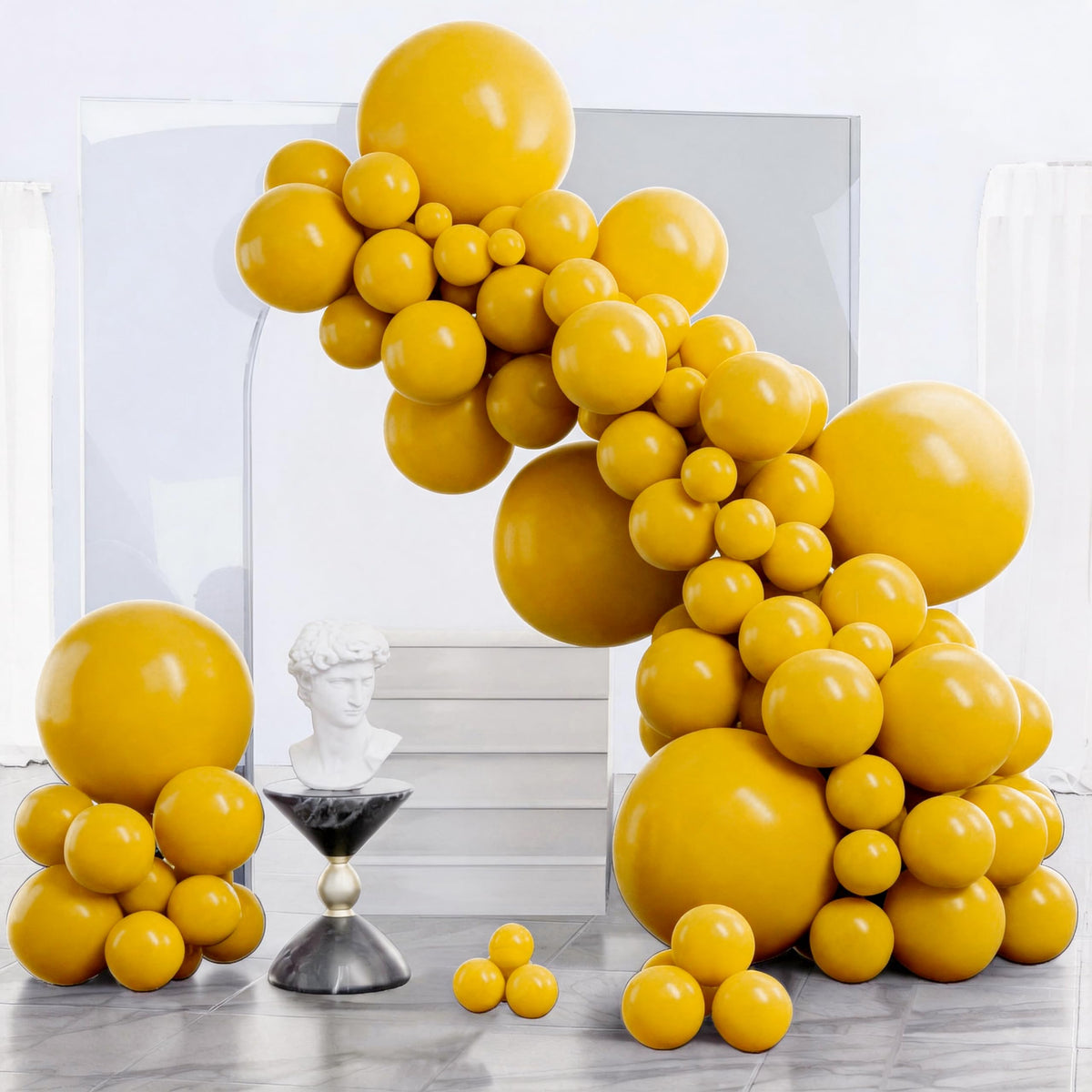 140-Piece Mixed-Size Balloon Pack for Party Decorations