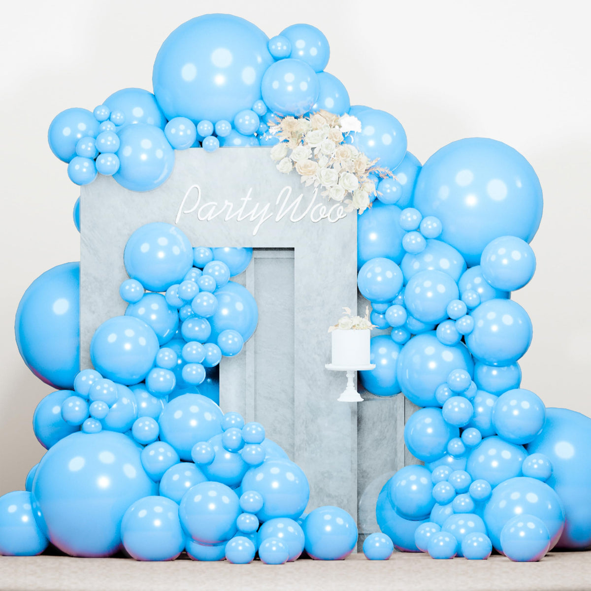 140-Piece Mixed-Size Balloon Pack for Party Decorations