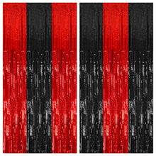 Foil Fringe Streamer Backdrop Curtain for Party Events