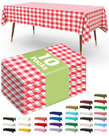 Disposable Plastic Tablecloth for Parties & Events