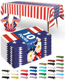 Disposable Plastic Tablecloth for Parties & Events
