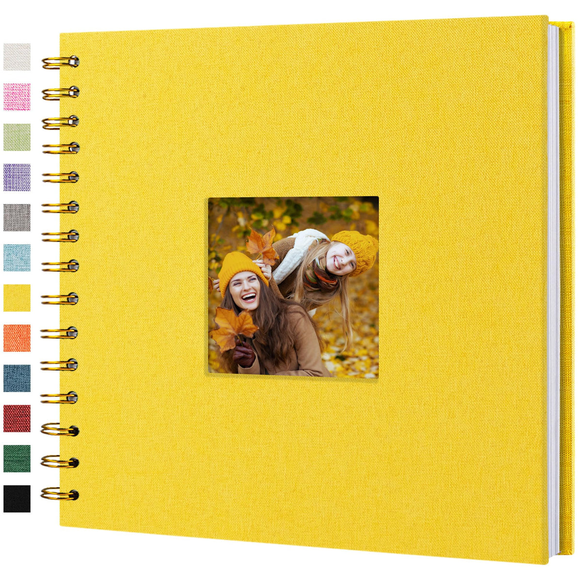 Linen Scrapbook Photo Album for Weddings & Memories