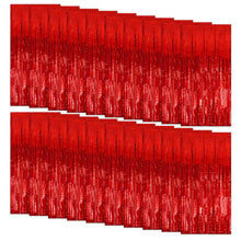 Metallic Foil Fringe Backdrop Curtain for Party Events