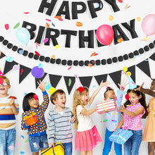 3-Piece Pre-Strung 3D Happy Birthday Banner Set