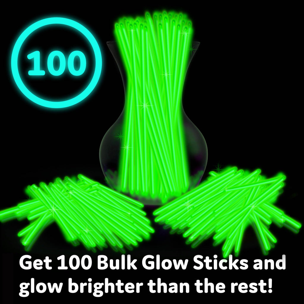 Glow Sticks with Neon Bracelets & Necklaces for Parties