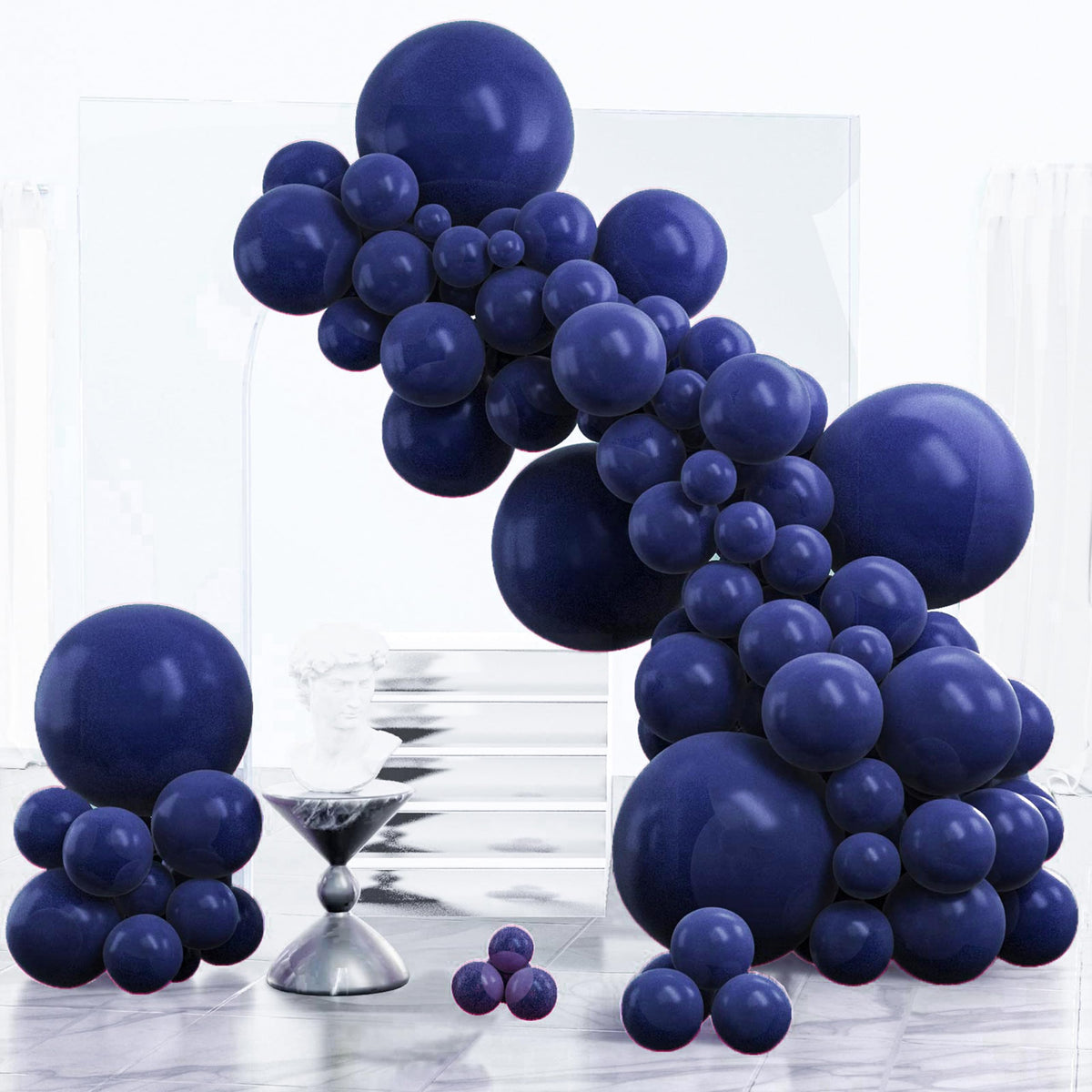 140-Piece Mixed-Size Balloon Pack for Party Decorations