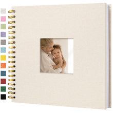 Linen Scrapbook Photo Album for Weddings & Memories