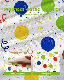 Disposable Plastic Tablecloth for Parties & Events