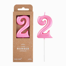 Large Elegant Number Candle for Birthday Cake Celebrations