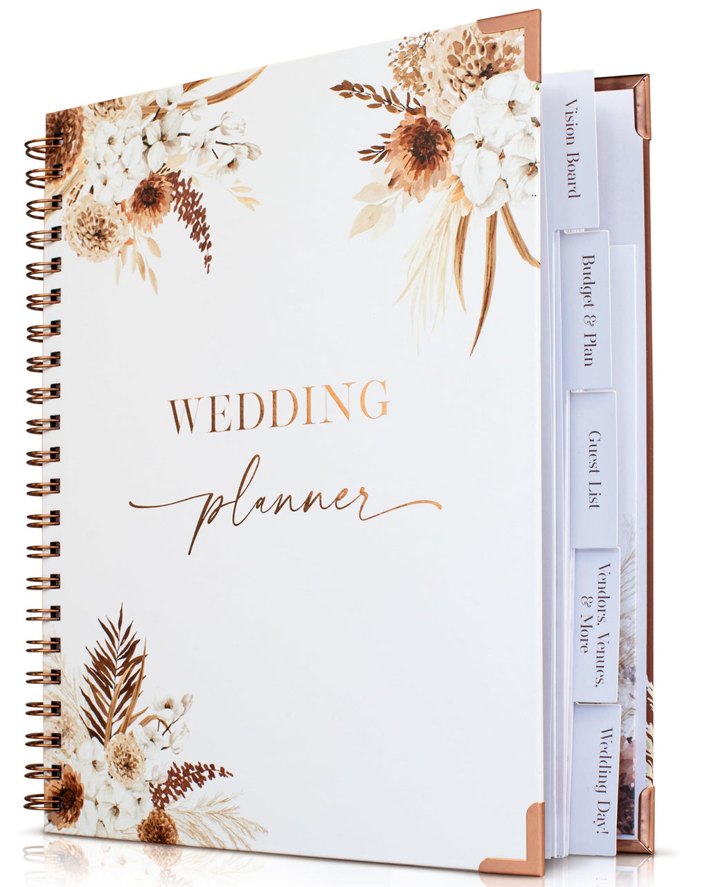 Boho Wedding Planner Book & Countdown Organizer