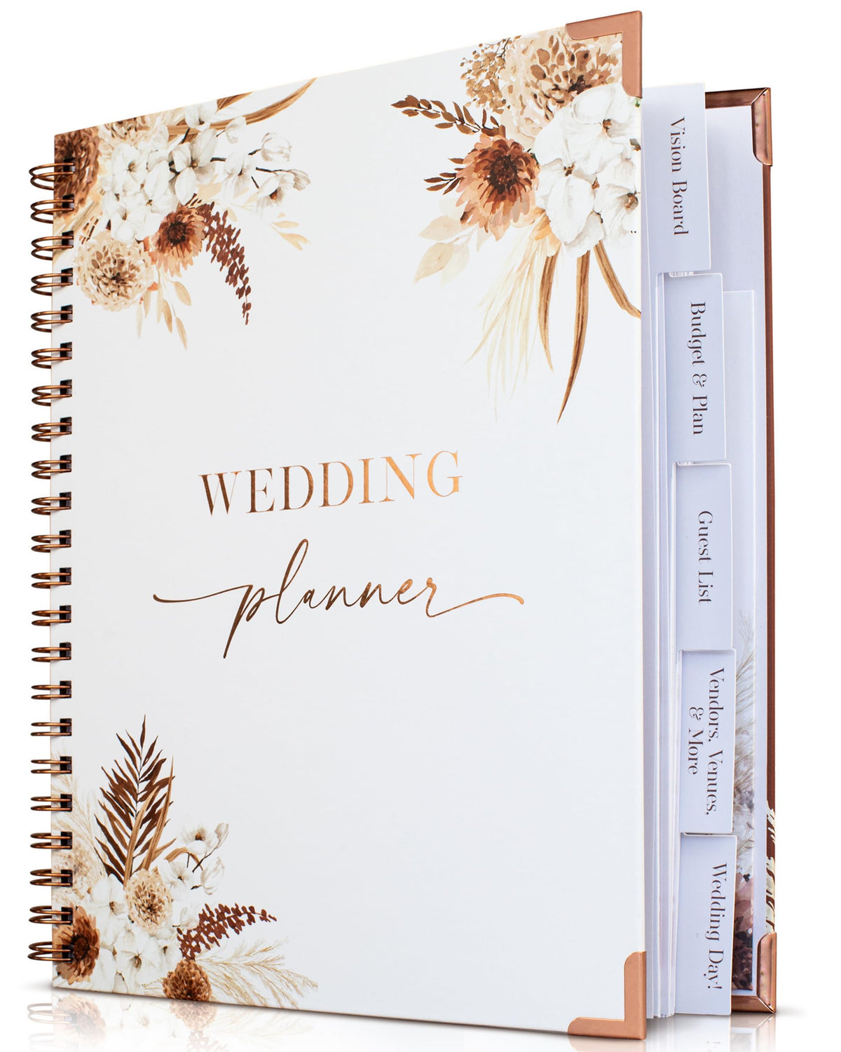 Boho Wedding Planner Book & Countdown Organizer