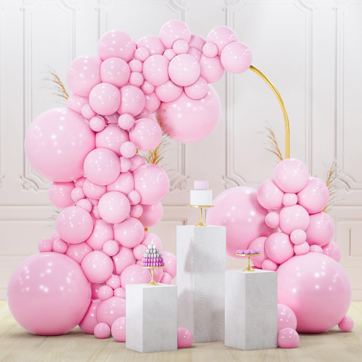 140-Piece Mixed-Size Balloon Pack for Party Decorations