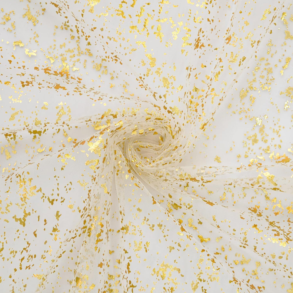 Metallic Foil Gauze Table Runner for Party Decor