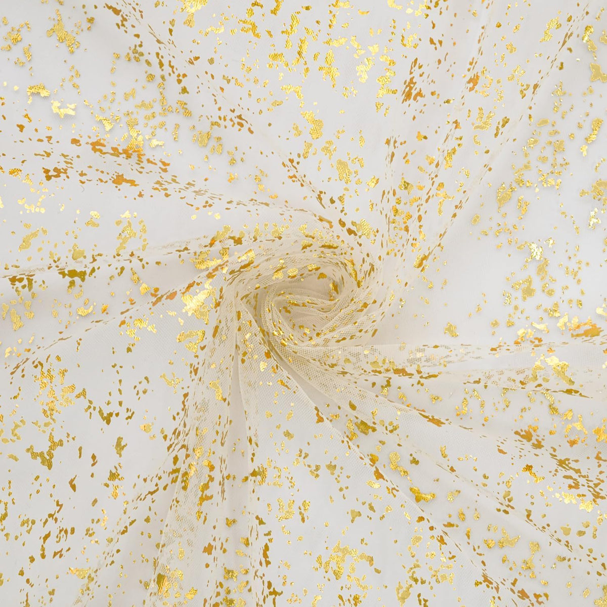 Metallic Foil Gauze Table Runner for Party Decor