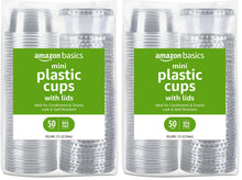 Amazon Basics Clear Disposable Plastic Cups for Parties